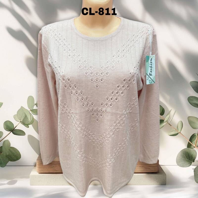 Swetry damskie Roz L-3XL. 1 kolor. Paczka 10 szt